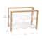 Mind Reader Modern Collection Bamboo & Acrylic 6 Bottle Wine Rack